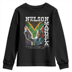 Nelson Mandela Quote Youth Sweatshirt Real Leaders Must Be Ready To Sacrifice All For The Freedom