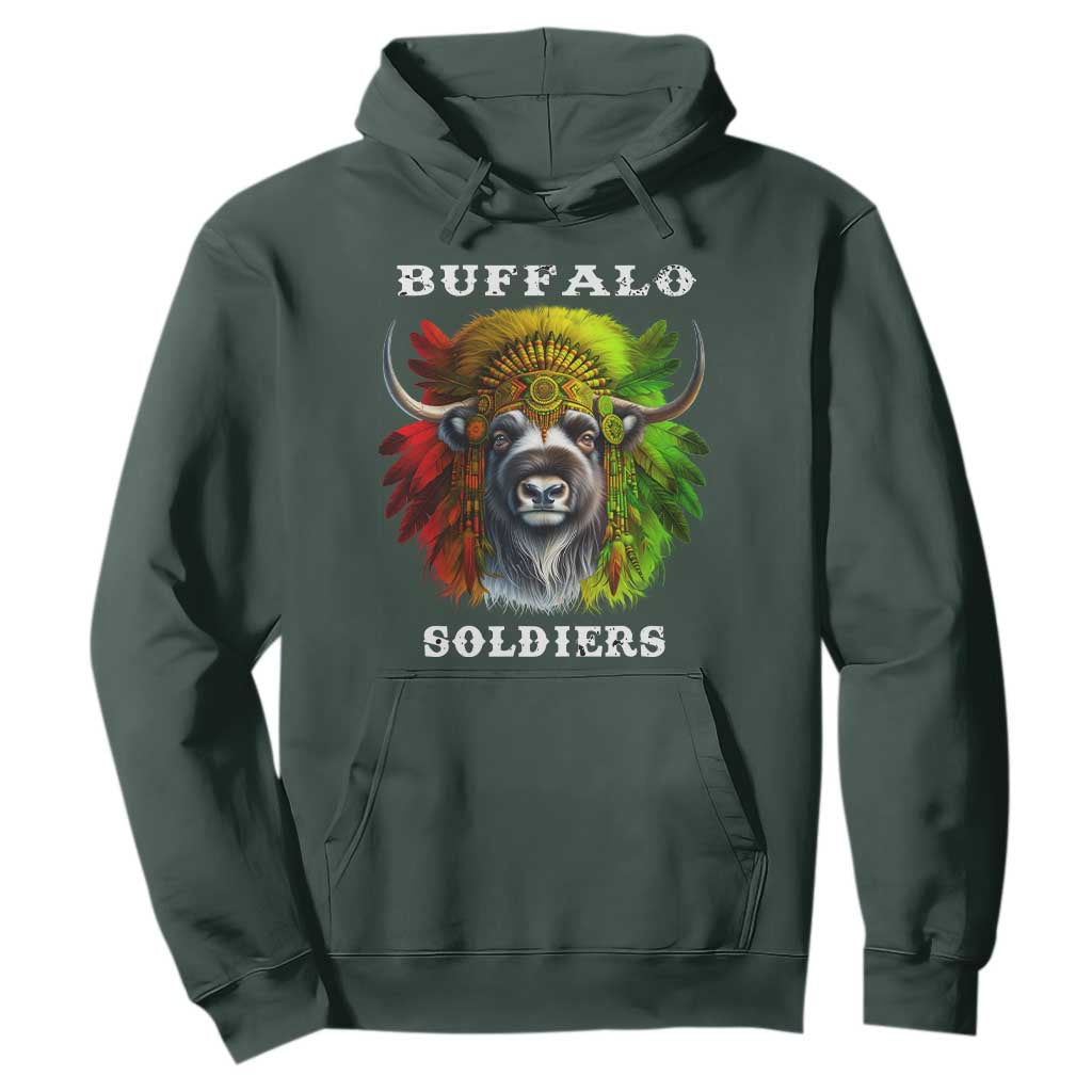 Buffalo Soldiers Hoodie African American Heros Black History