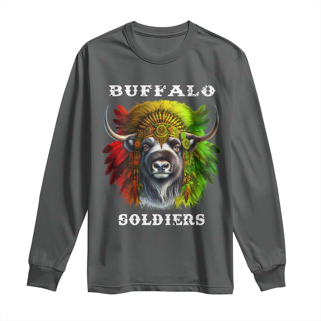 Buffalo Soldiers Long Sleeve Shirt African American Heros Black History