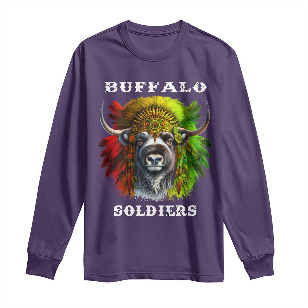 Buffalo Soldiers Long Sleeve Shirt African American Heros Black History