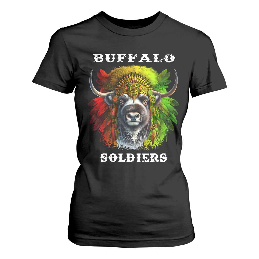 Buffalo Soldiers T Shirt For Women African American Heros Black History