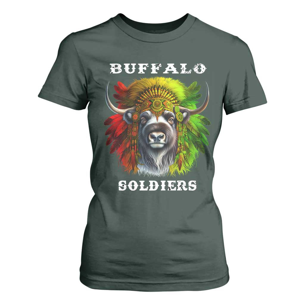 Buffalo Soldiers T Shirt For Women African American Heros Black History
