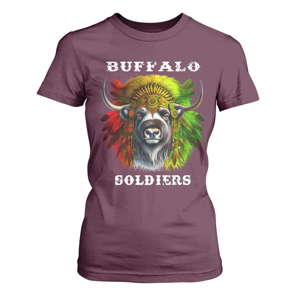 Buffalo Soldiers T Shirt For Women African American Heros Black History