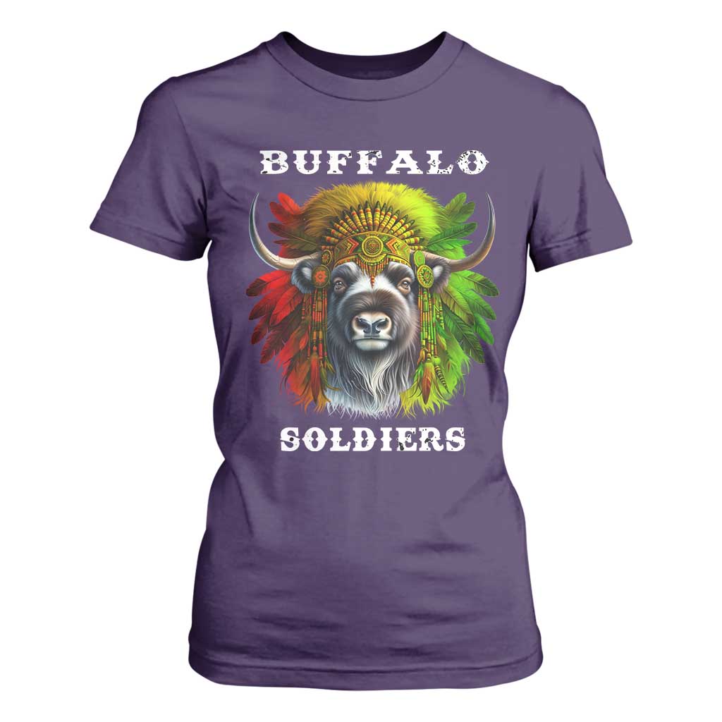 Buffalo Soldiers T Shirt For Women African American Heros Black History