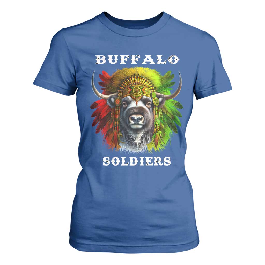 Buffalo Soldiers T Shirt For Women African American Heros Black History