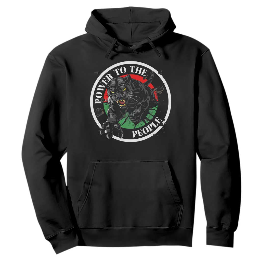 Power To The People Black Panther Party Hoodie Proud Black History Month