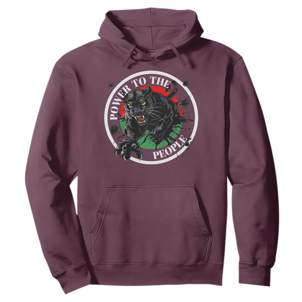 Power To The People Black Panther Party Hoodie Proud Black History Month