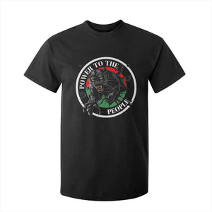 Power To The People Black Panther Party T Shirt For Kid Proud Black History Month