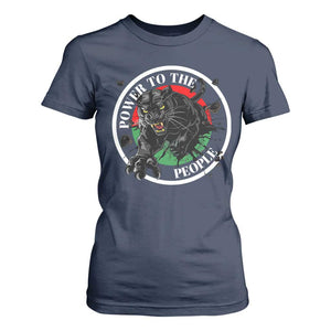 Power To The People Black Panther Party T Shirt For Women Proud Black History Month