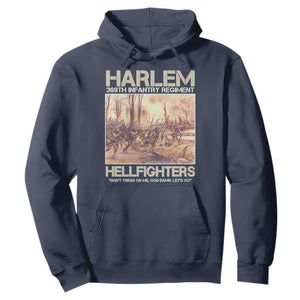 Harlem Hellfighters Hoodie 369th Infantry Regiment Don't Tread On Me God Damn Let's Go Black History Month