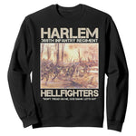 Harlem Hellfighters Sweatshirt 369th Infantry Regiment Don't Tread On Me God Damn Let's Go Black History Month