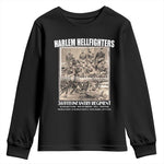 Never Forget Harlem Hellfighters Youth Sweatshirt 369TH Infantry Regiment Black God Damn Let's Go