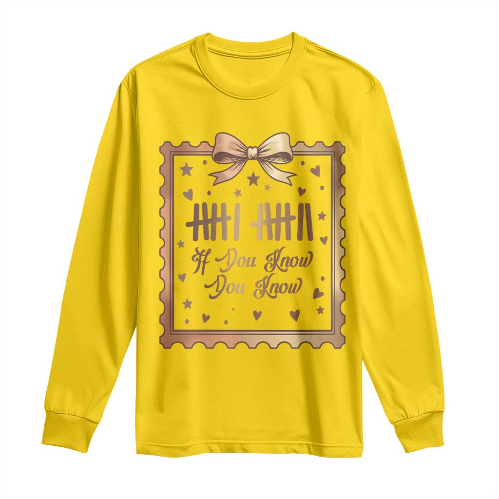 If You Know You Know Six Seven Meme Long Sleeve Shirt African American Gift