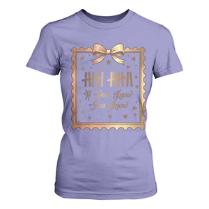 If You Know You Know Six Seven Meme T Shirt For Women African American Gift