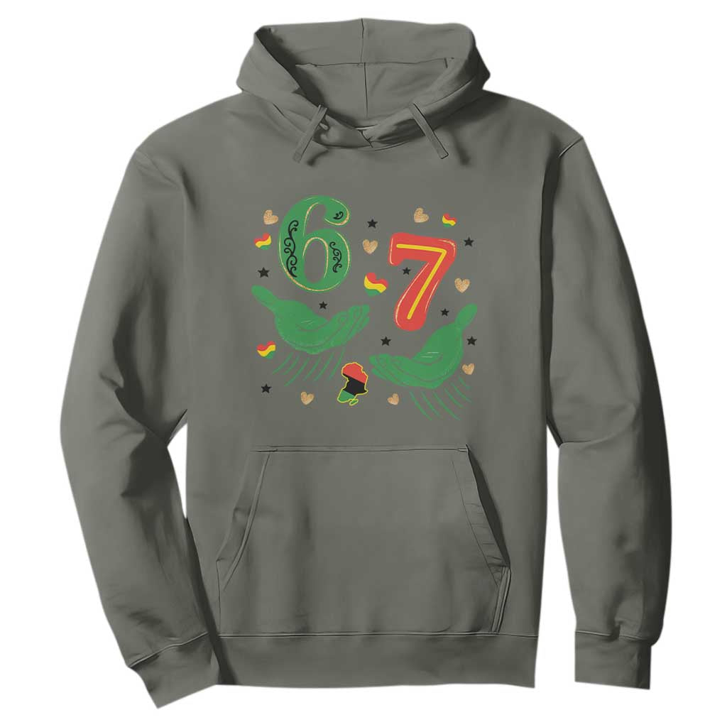 67 Meme Black History Month Hoodie African American Gift