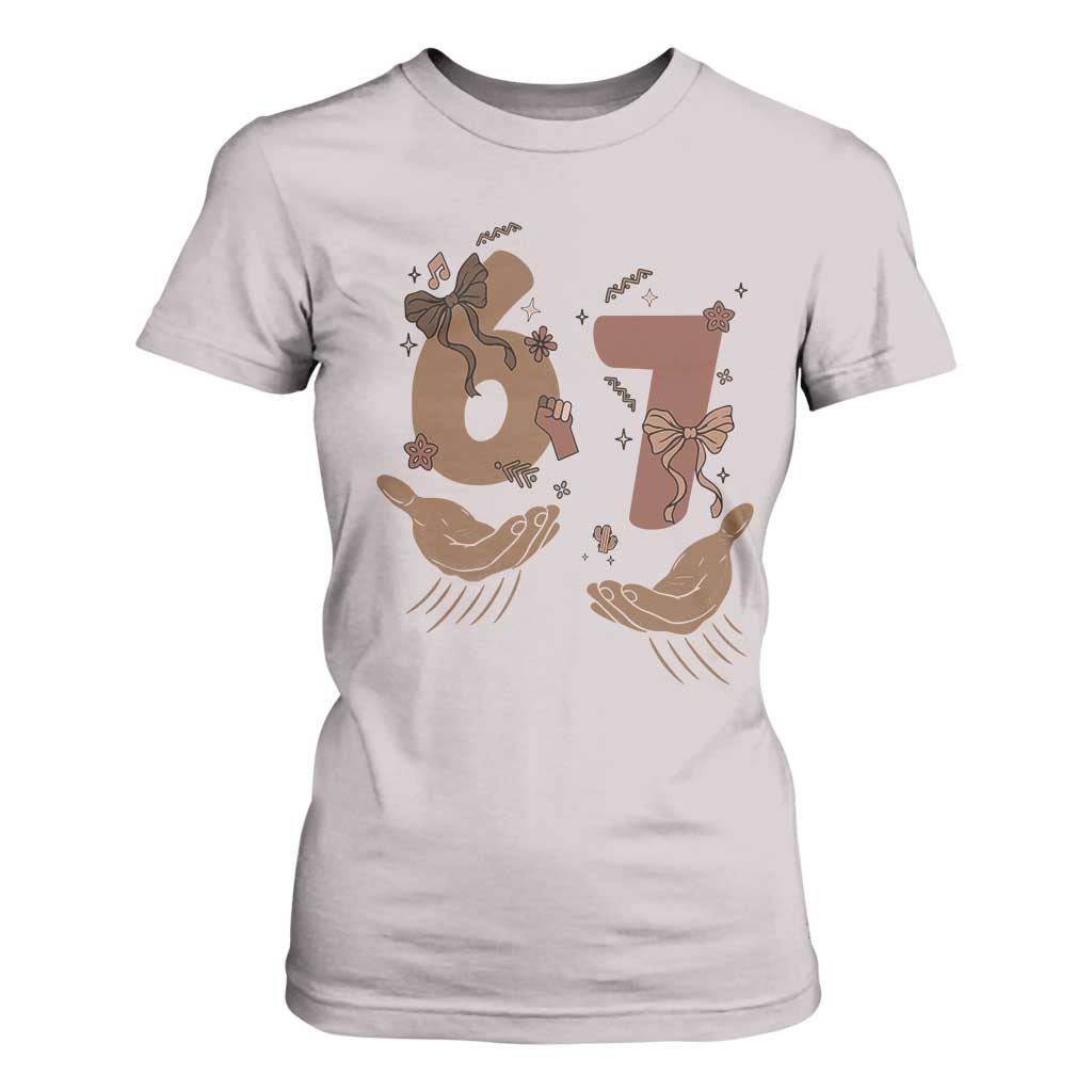 Funny Six Seven Meme T Shirt For Women Black History Women Gift