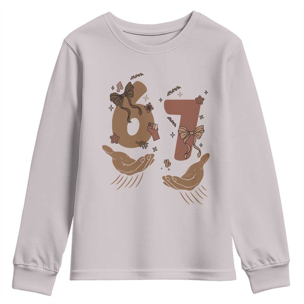 Funny Six Seven Meme Youth Sweatshirt Black History Women Gift