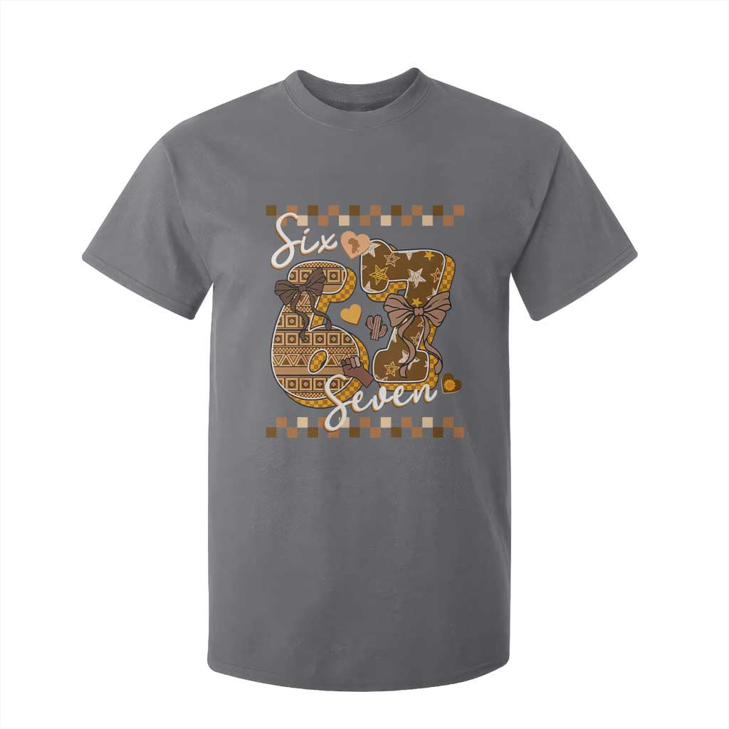 Funny African American Melanin Gift T Shirt For Kid Six Seven Meme