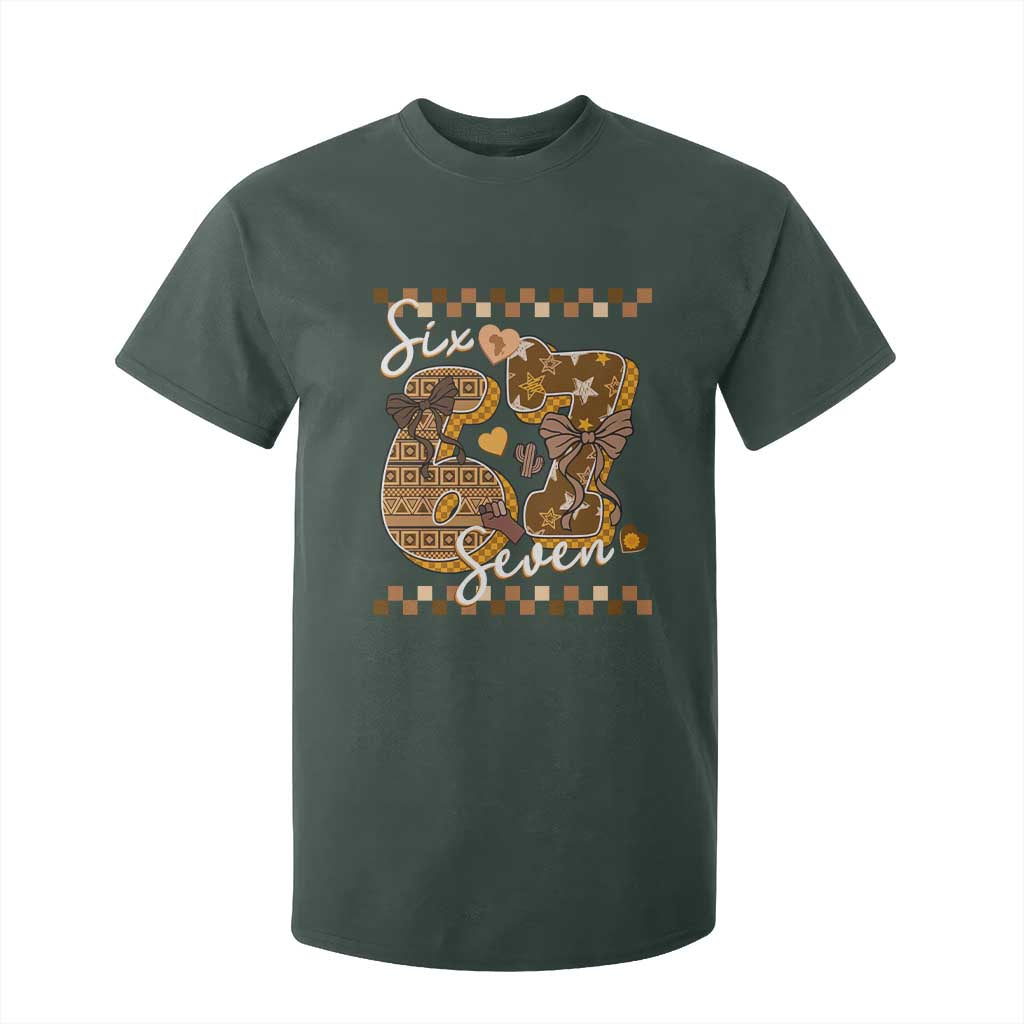 Funny African American Melanin Gift T Shirt For Kid Six Seven Meme