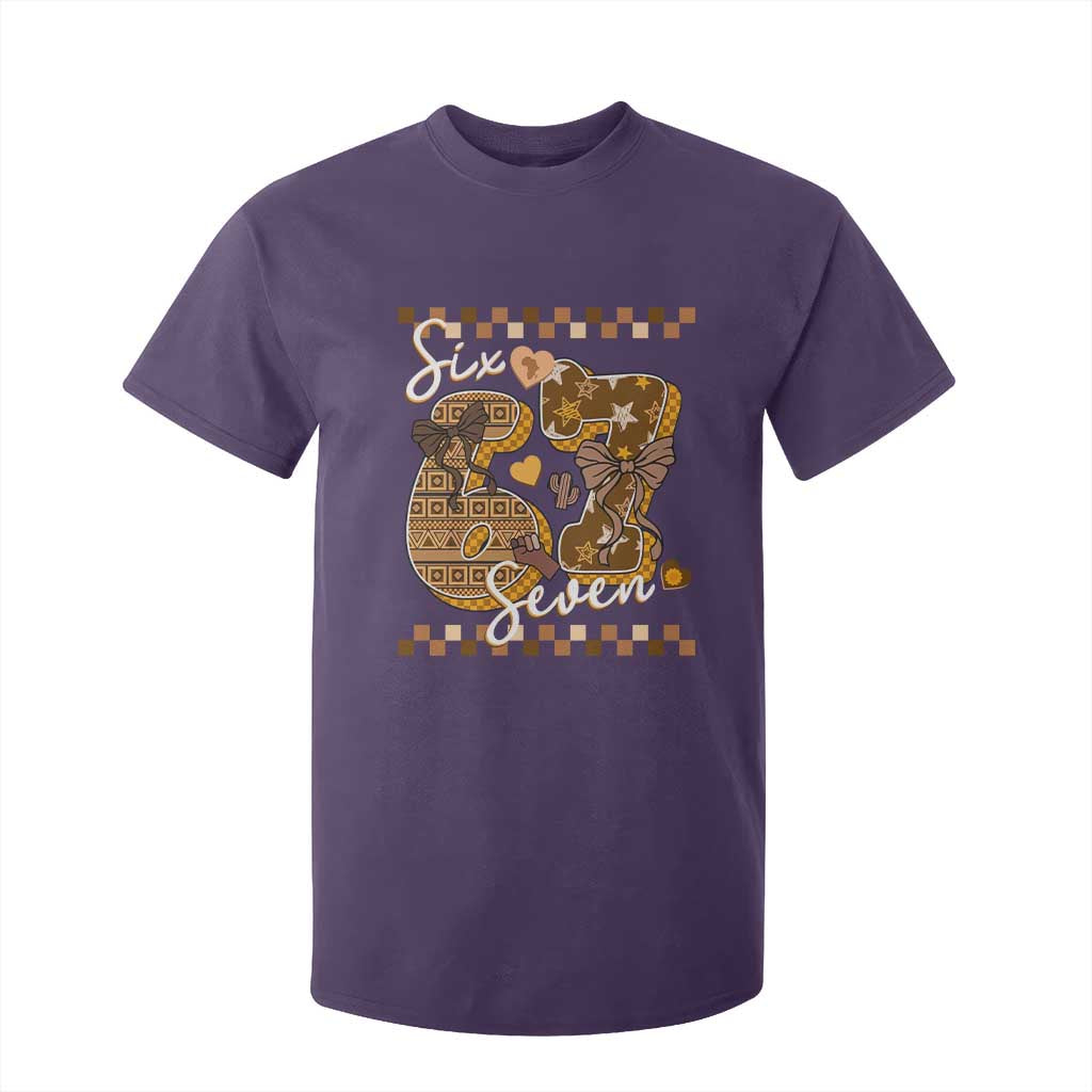 Funny African American Melanin Gift T Shirt For Kid Six Seven Meme