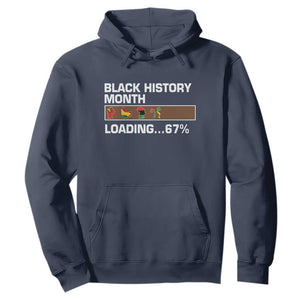 Funny Black History Month Loading Hoodie Six Seven Meme