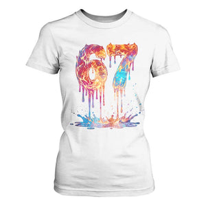 Burning Six Seven T Shirt For Women Drip Fire Flame Meme