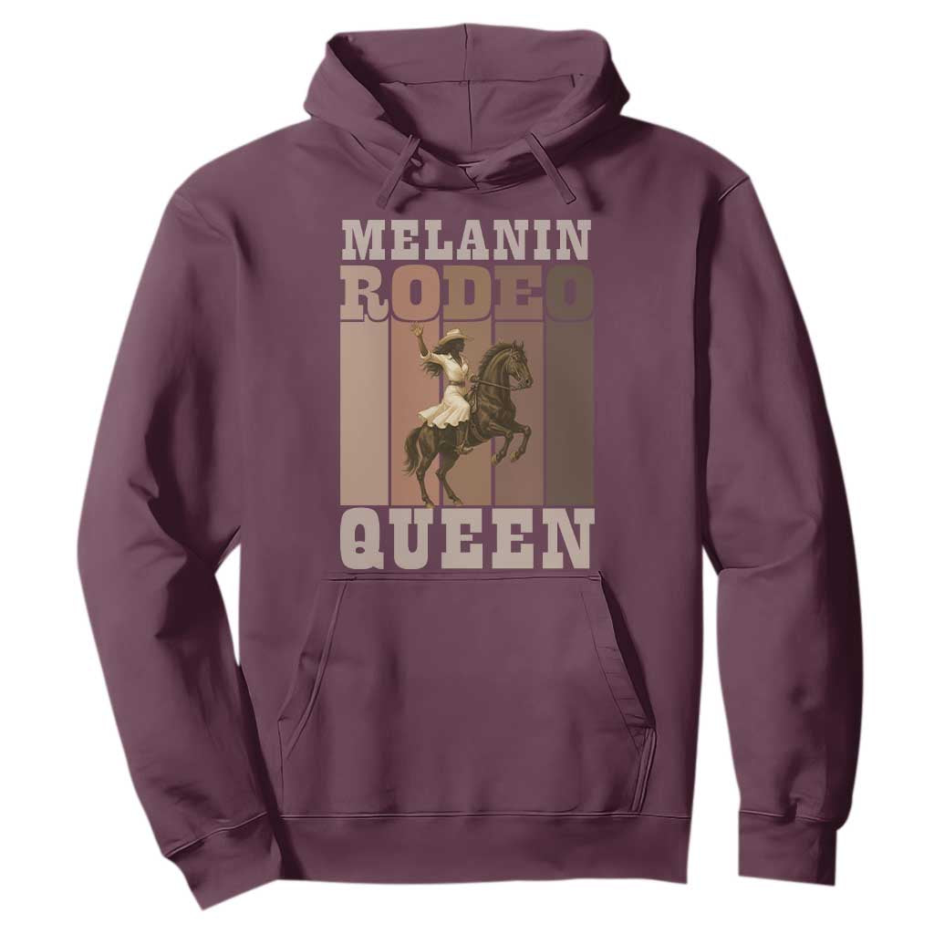 African American Cowgirl Hoodie Melanin Rodeo Queen Western Country - African Pride