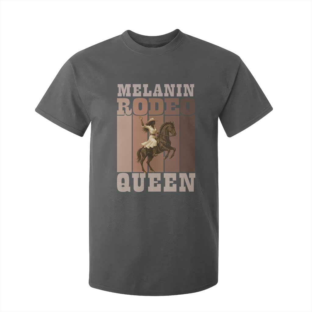 African American Cowgirl T Shirt For Kid Melanin Rodeo Queen Western Country - African Pride
