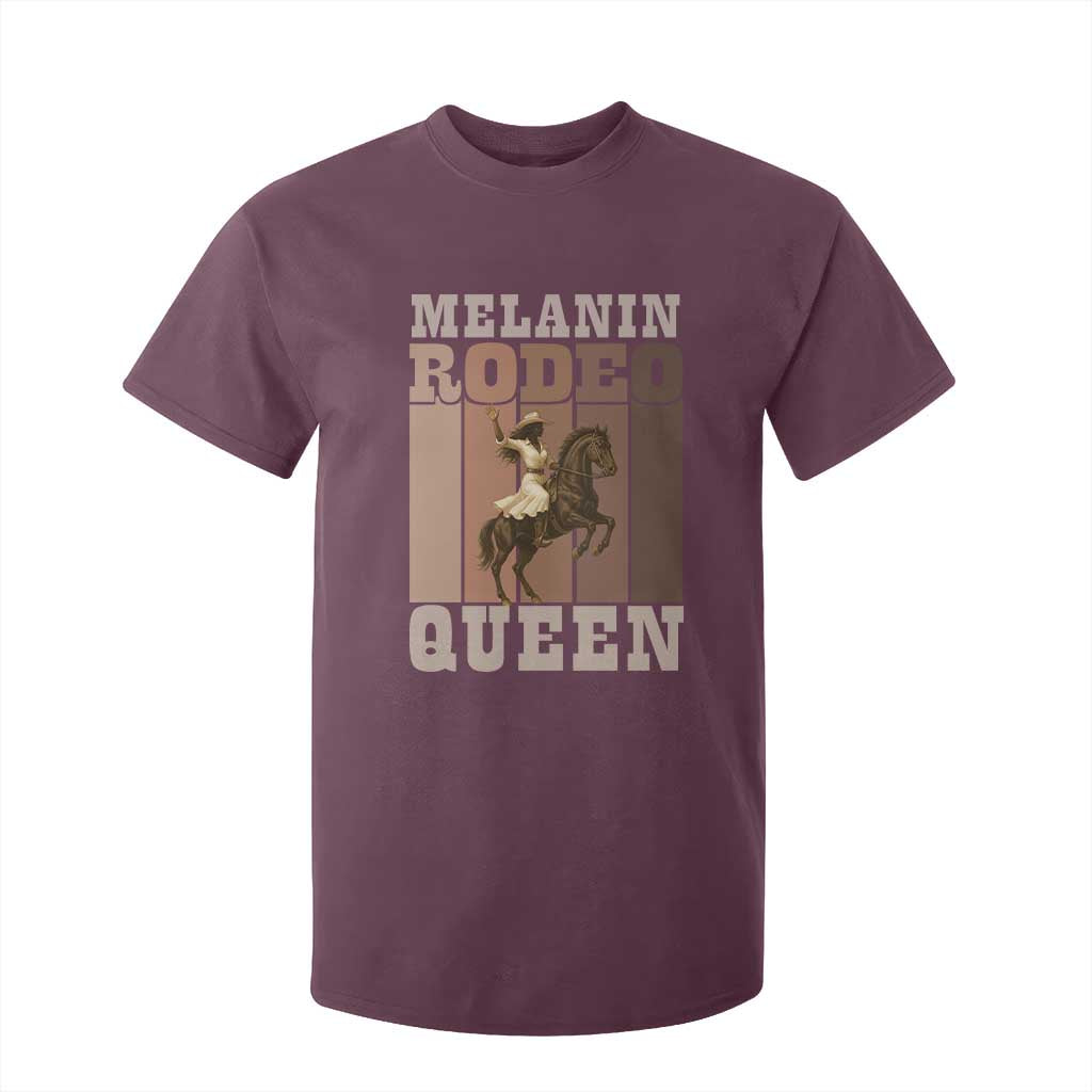 African American Cowgirl T Shirt For Kid Melanin Rodeo Queen Western Country - African Pride