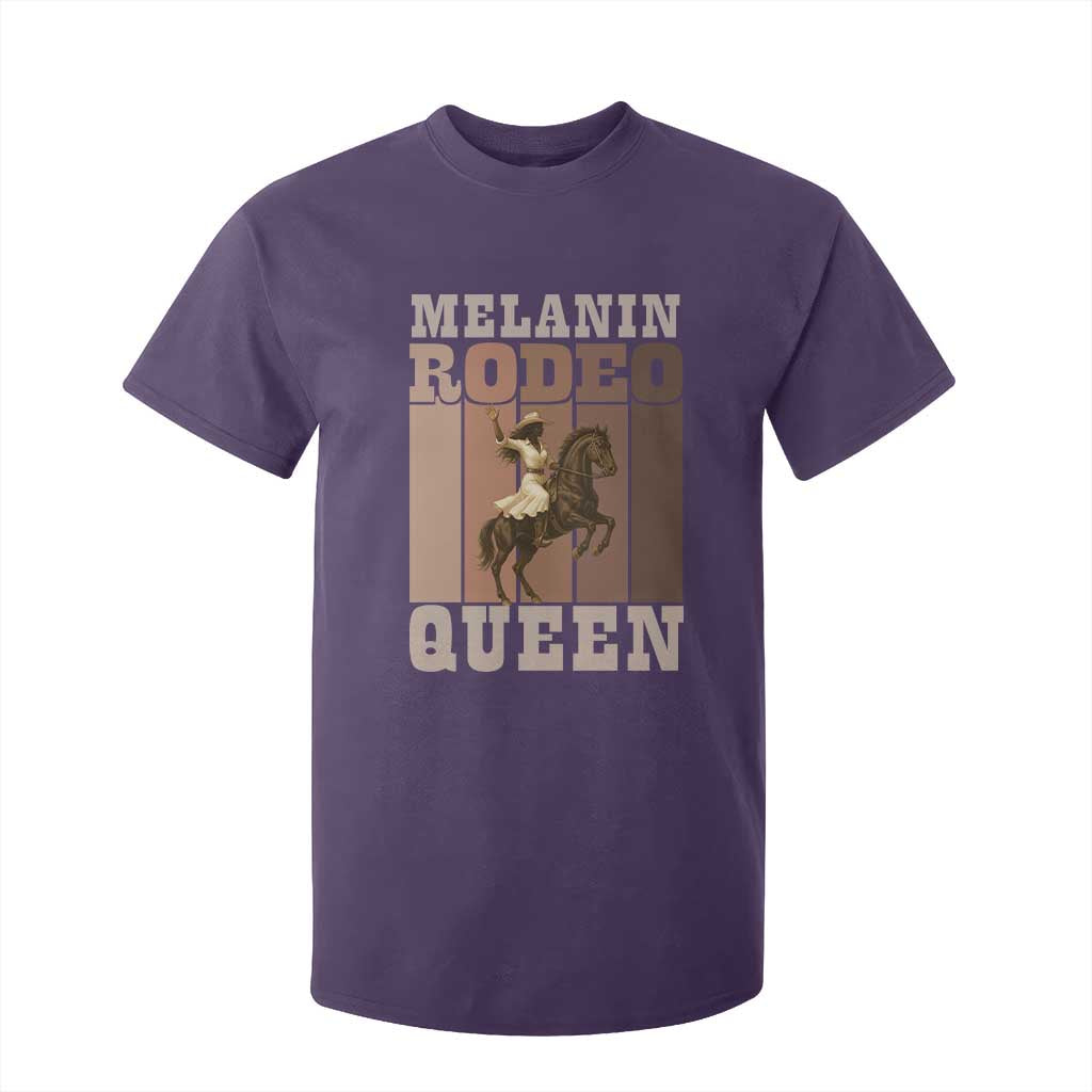 African American Cowgirl T Shirt For Kid Melanin Rodeo Queen Western Country - African Pride