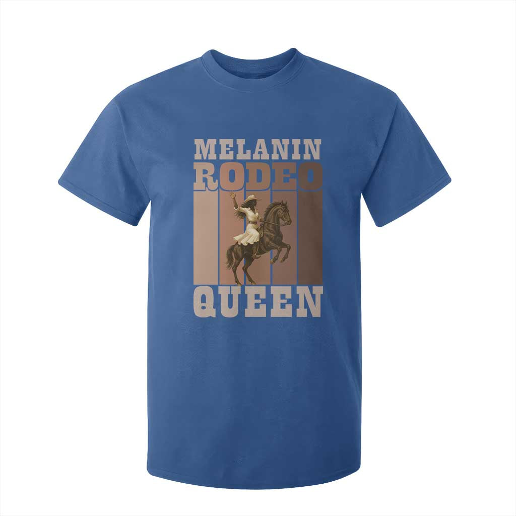 African American Cowgirl T Shirt For Kid Melanin Rodeo Queen Western Country - African Pride