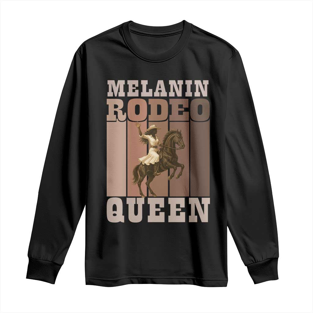 African American Cowgirl Long Sleeve Shirt Melanin Rodeo Queen Western Country - African Pride