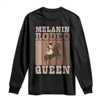 African American Cowgirl Long Sleeve Shirt Melanin Rodeo Queen Western Country - African Pride