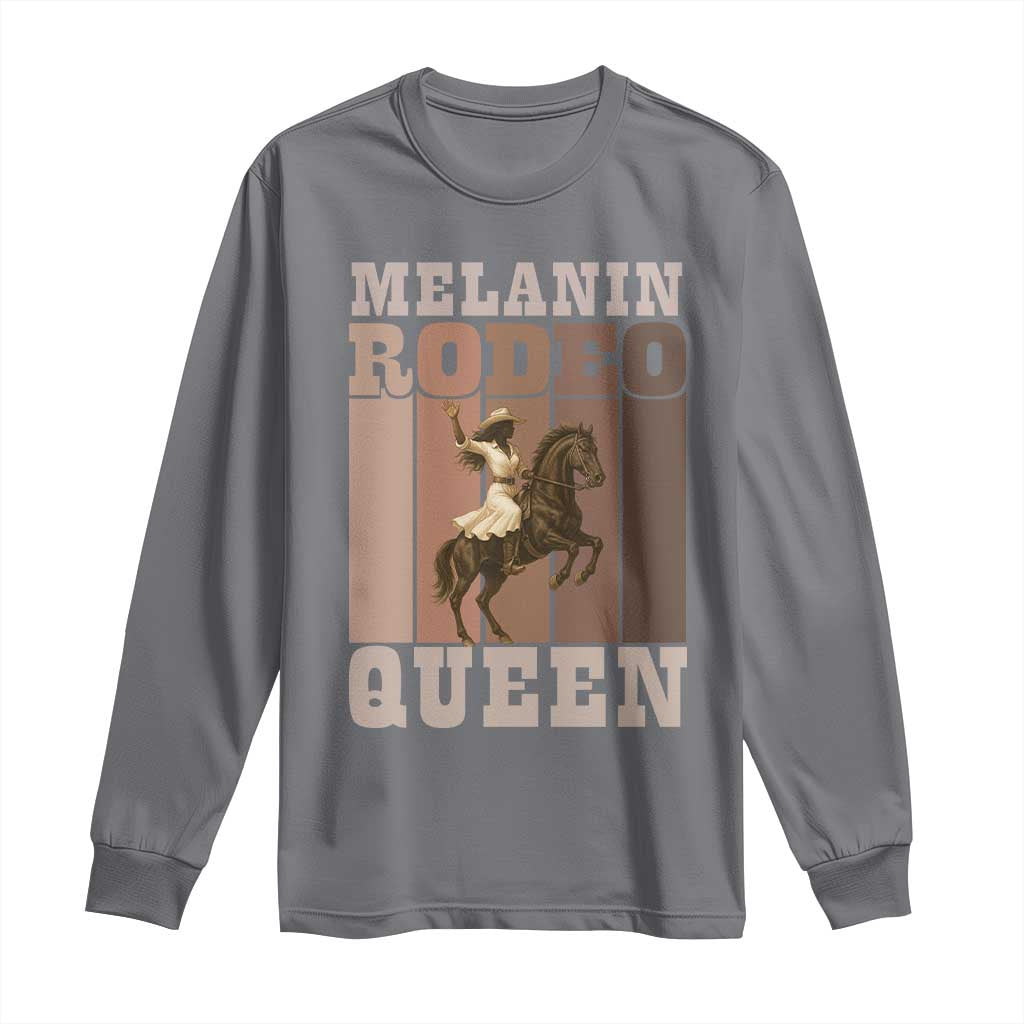 African American Cowgirl Long Sleeve Shirt Melanin Rodeo Queen Western Country - African Pride