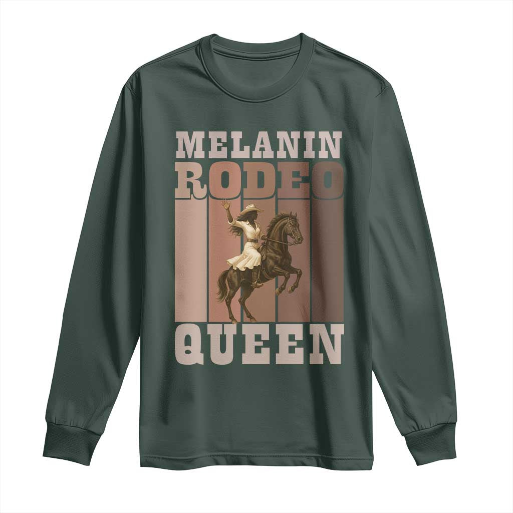 African American Cowgirl Long Sleeve Shirt Melanin Rodeo Queen Western Country - African Pride