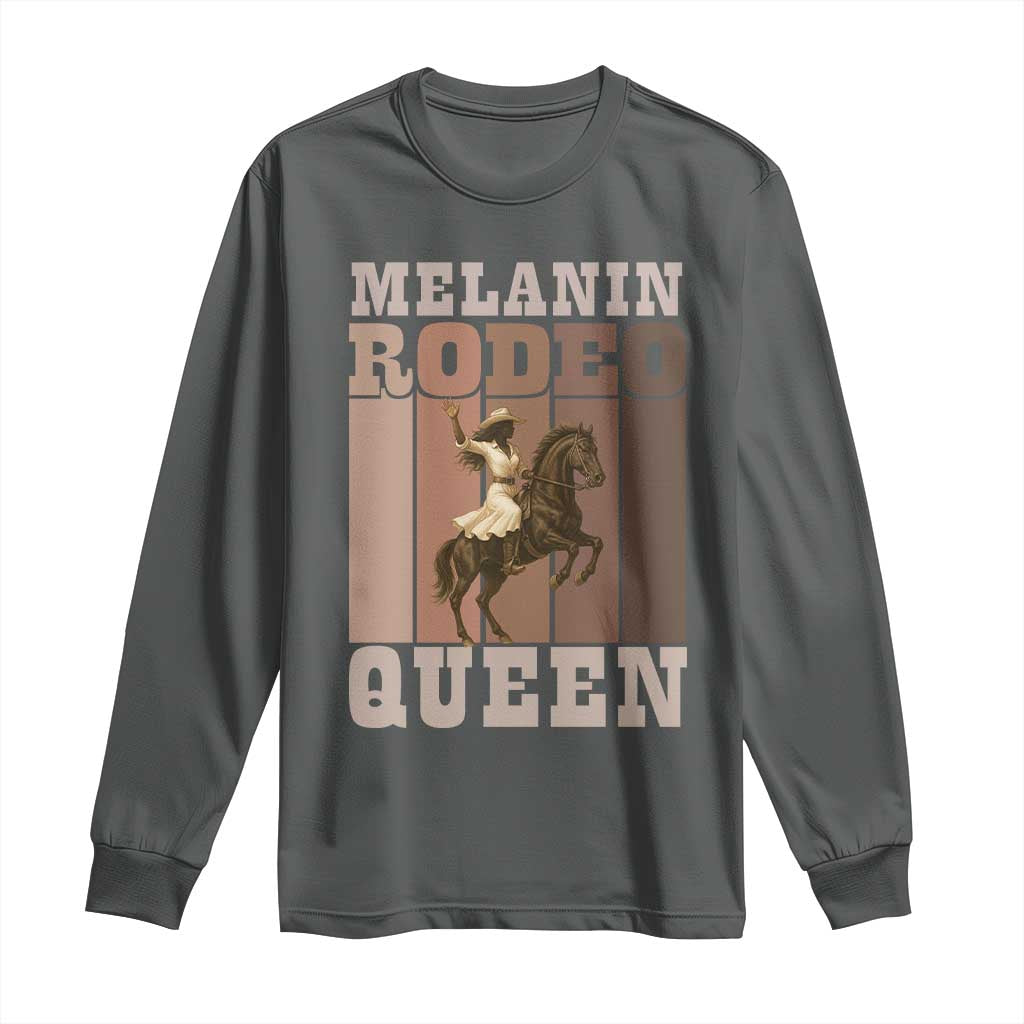 African American Cowgirl Long Sleeve Shirt Melanin Rodeo Queen Western Country - African Pride