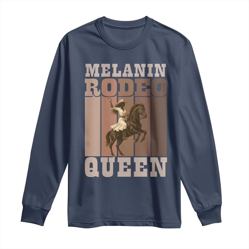 African American Cowgirl Long Sleeve Shirt Melanin Rodeo Queen Western Country - African Pride
