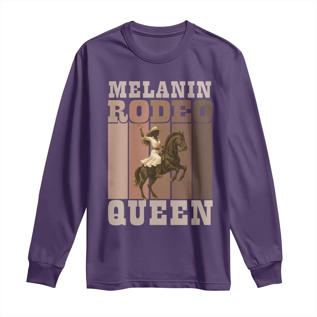African American Cowgirl Long Sleeve Shirt Melanin Rodeo Queen Western Country - African Pride
