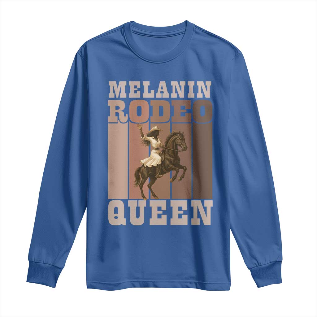 African American Cowgirl Long Sleeve Shirt Melanin Rodeo Queen Western Country - African Pride