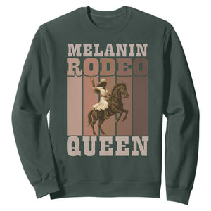 African American Cowgirl Sweatshirt Melanin Rodeo Queen Western Country - African Pride