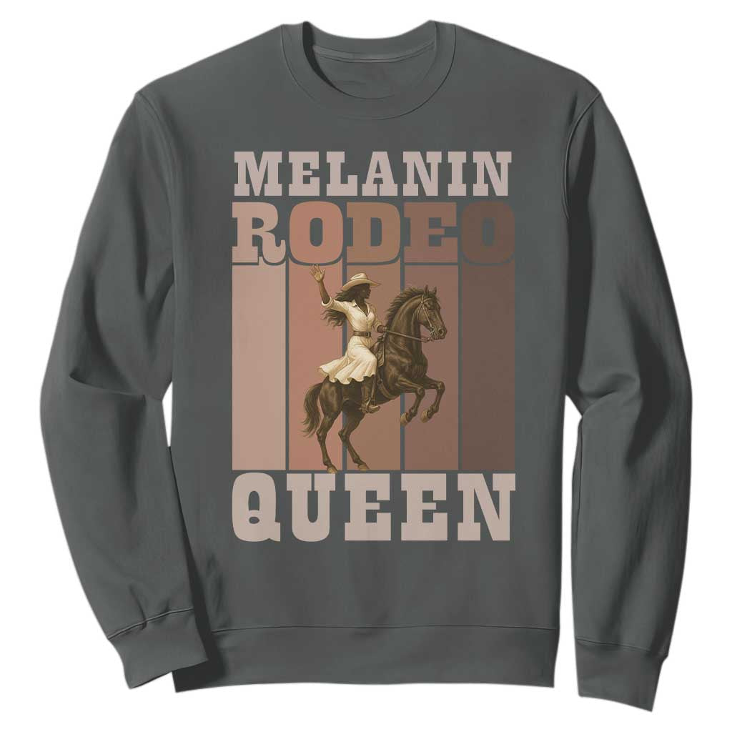African American Cowgirl Sweatshirt Melanin Rodeo Queen Western Country - African Pride