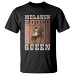 African American Cowgirl T Shirt Melanin Rodeo Queen Western Country - African Pride
