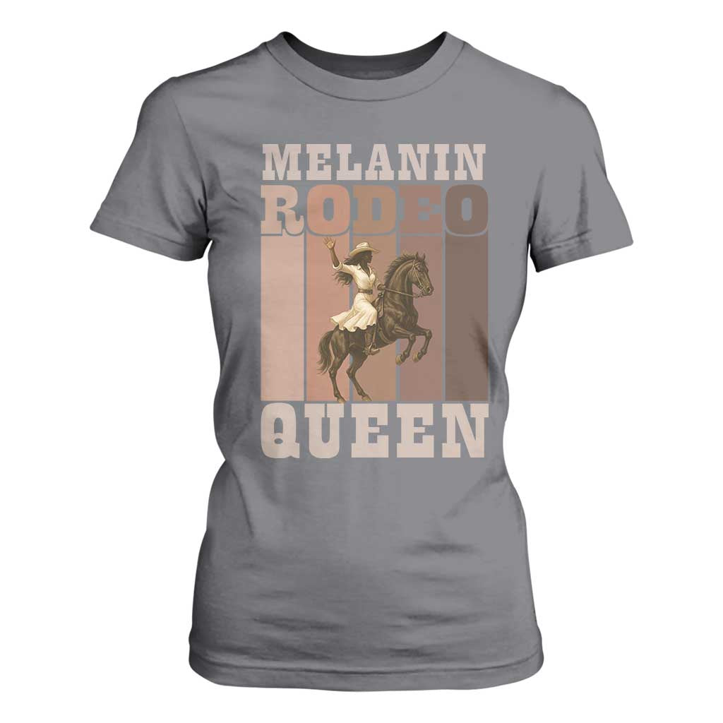African American Cowgirl T Shirt For Women Melanin Rodeo Queen Western Country - African Pride