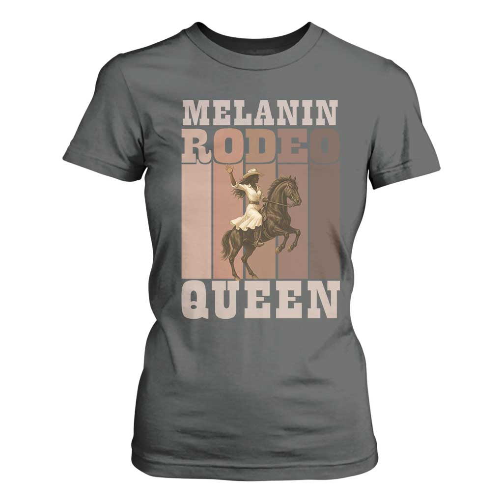 African American Cowgirl T Shirt For Women Melanin Rodeo Queen Western Country - African Pride