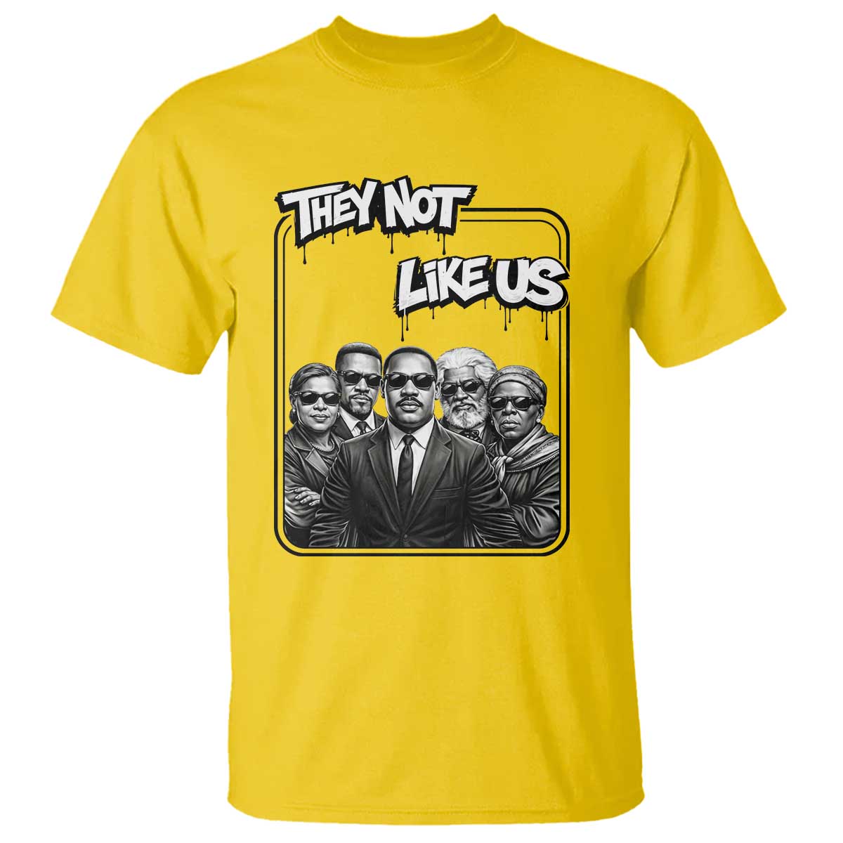Vintage African American Heroes T Shirt They Not Like Us