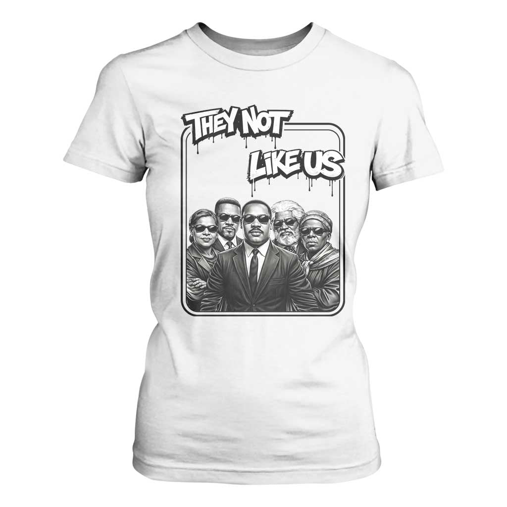 Vintage African American Heroes T Shirt For Women They Not Like Us