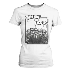 Vintage African American Heroes T Shirt For Women They Not Like Us