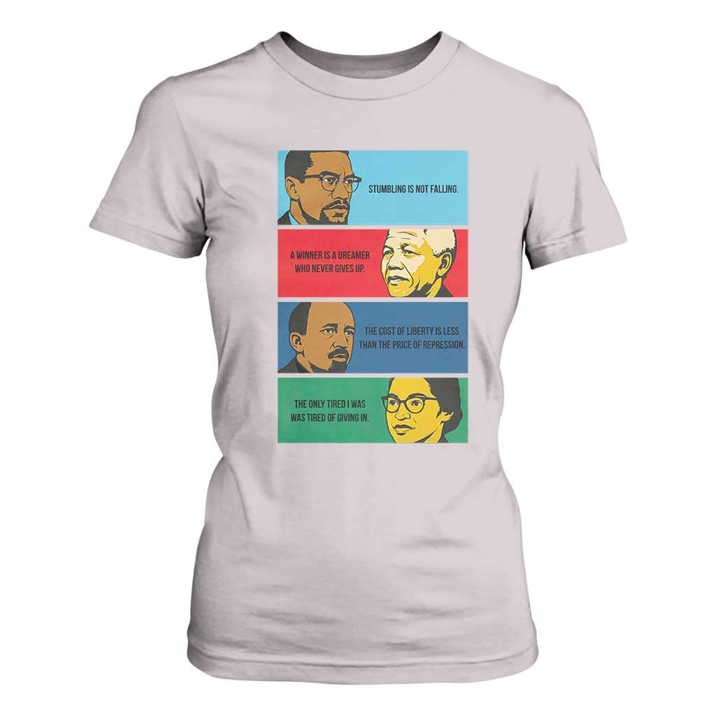 African American Leaders History Quote Gift T Shirt For Women
