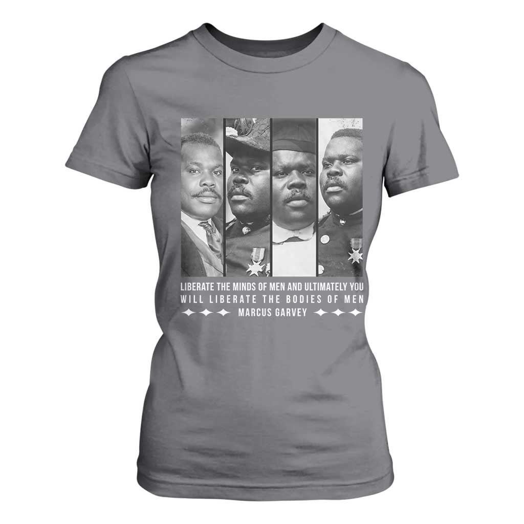 Marcus Garve Quote T Shirt For Women Liberate The Minds Of Men