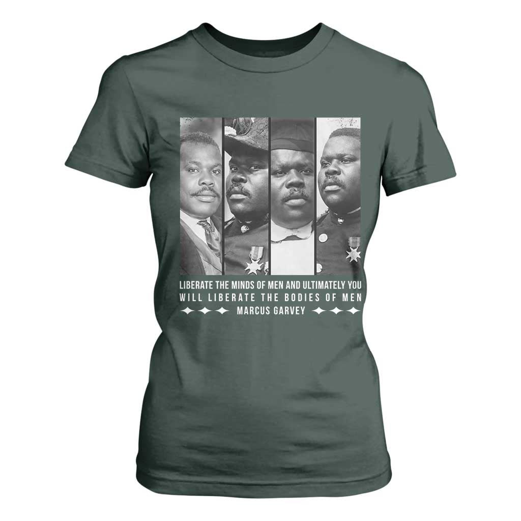Marcus Garve Quote T Shirt For Women Liberate The Minds Of Men